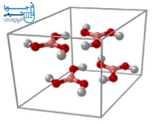 فرمول ساختاری اسید بوریک