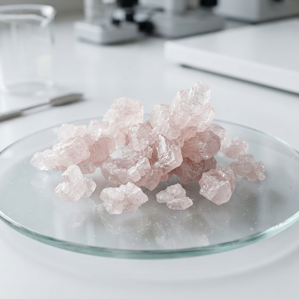 Manganese_sulfate_crystals_on_glass_202607281112 سولفات منگنز چینی - Image 1